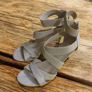 Xappeal Cream Strappy Heels